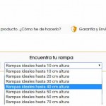 Elige una altura en nuestro selector