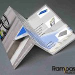 Triptico de rampas para eliminación de barreras arquitectónicas.