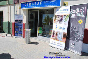 accesibilidad para silla de ruedas en comercio