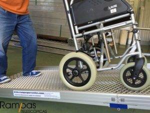 rampa plegables VR para silla de ruedas