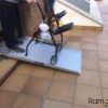 rampa para salvar umbrales de terrazas