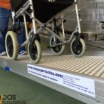 rampa para salvar umbrales para silla de ruedas