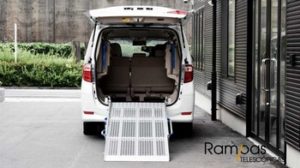 rampa instalables FEAL para furgoneta uso silla de ruedas