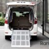 rampa plegable instalable feal para furgoneta