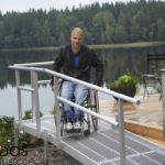 rampa modular Feal para silla de ruedas