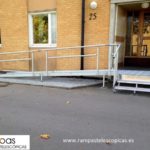 rampa modular feal para oficinas sin obras