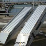 rampas plegables doble vía con bordes exteriores FEAL