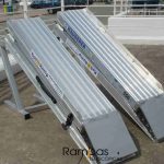 rampas PAOI plegable con bordes exteriores doble vía