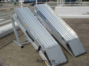 rampas PAOI plegable con bordes exteriores doble vía