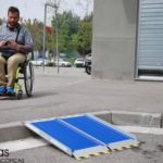 rampa plegable tipo maleta FEAL IRP 90 para silla de ruedas