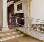 rampa enrollable sin obras roll@ramp en palacio de Sintra