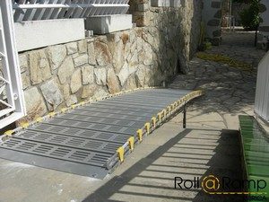 instalación de rampa enrollable roll@ramp