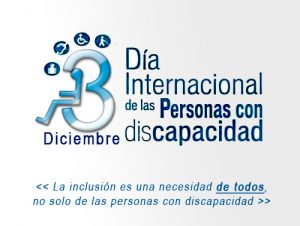 dia internacionla de las personas con discapacidad