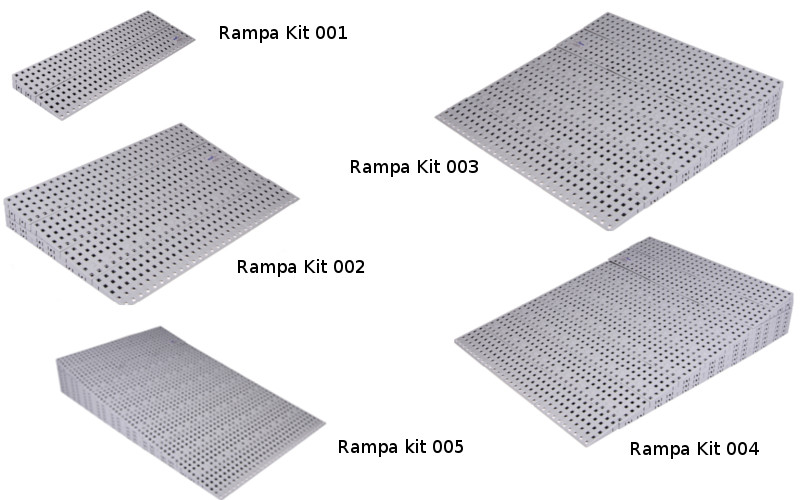 Rampas kit de 100 cm de ancho