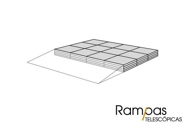 tarima tipo plataforma para rampa kit silla de ruedas