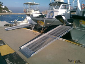 rampas plegables para barco